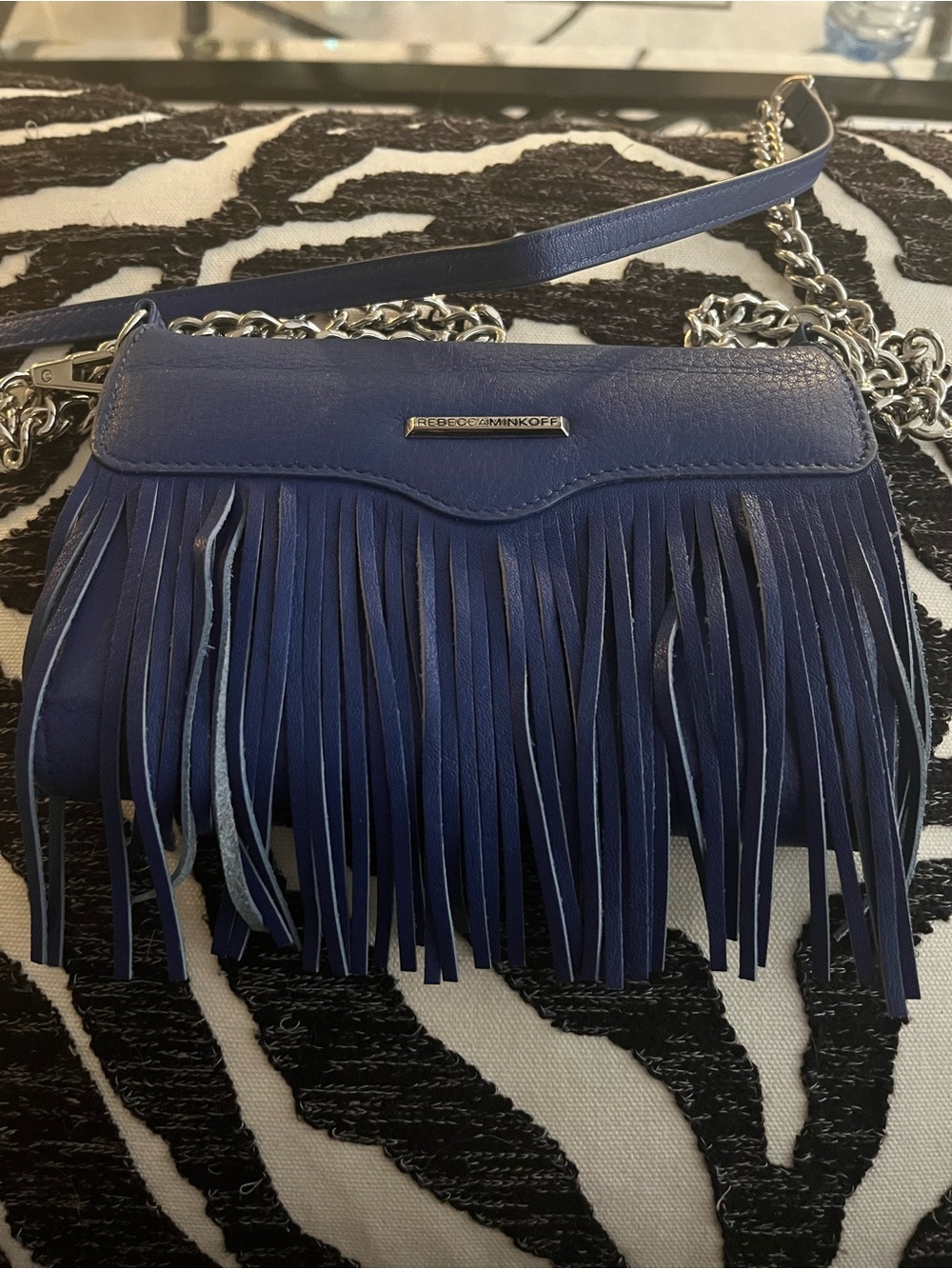 Rebecca Minkoff Convertible Fringe Phone Case Crossbody Bag Wallet W Case Phone